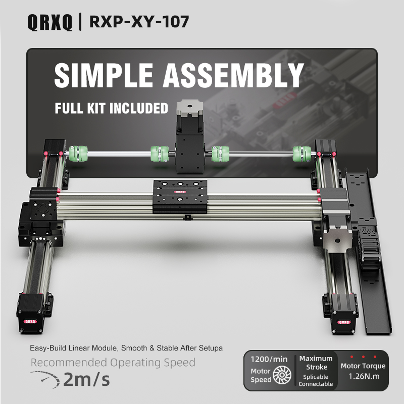 3D Printing Laser Cutting - QRXQ RXP-XY-107 듀얼 Y축 CNC 갠트리