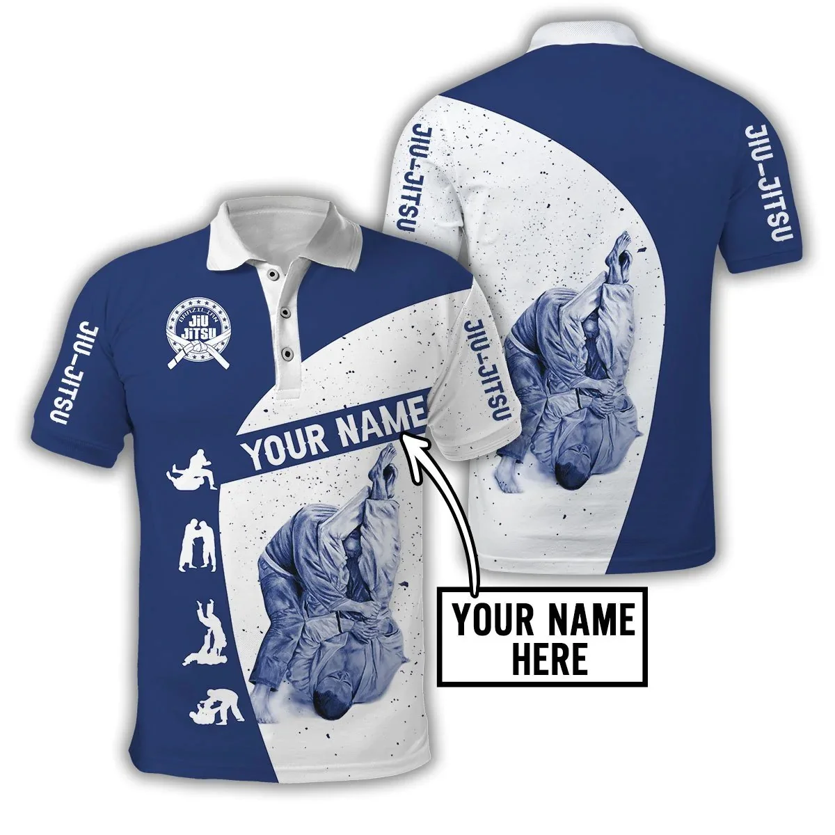 3D Printing Name - 사용자 정의 이름 Jiu Jitsu 3D