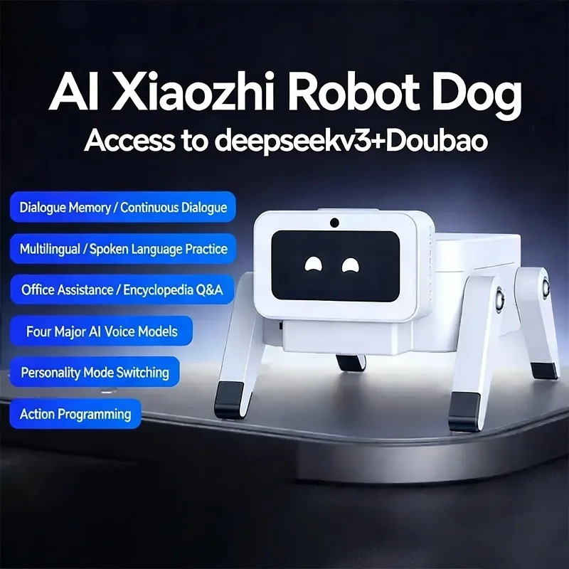 3D Printing Nerd - 샤오지 AI 로봇 애완동물(어린이용), 음성 제어