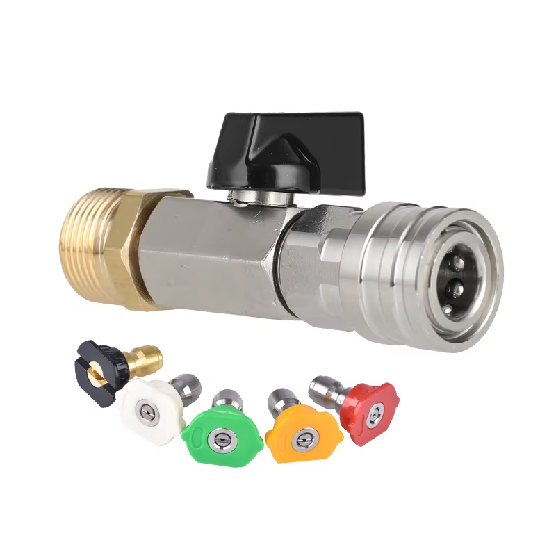 Nozzle Cleaning Kit - 고압 세척기 M22-14/15MM 어댑터 키트, 1/4인치