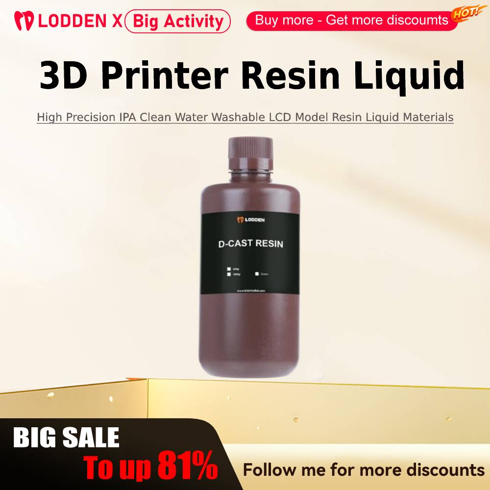 3D Printing Liquid - Lodden 3D 프린터 수지 액체 385/405nm