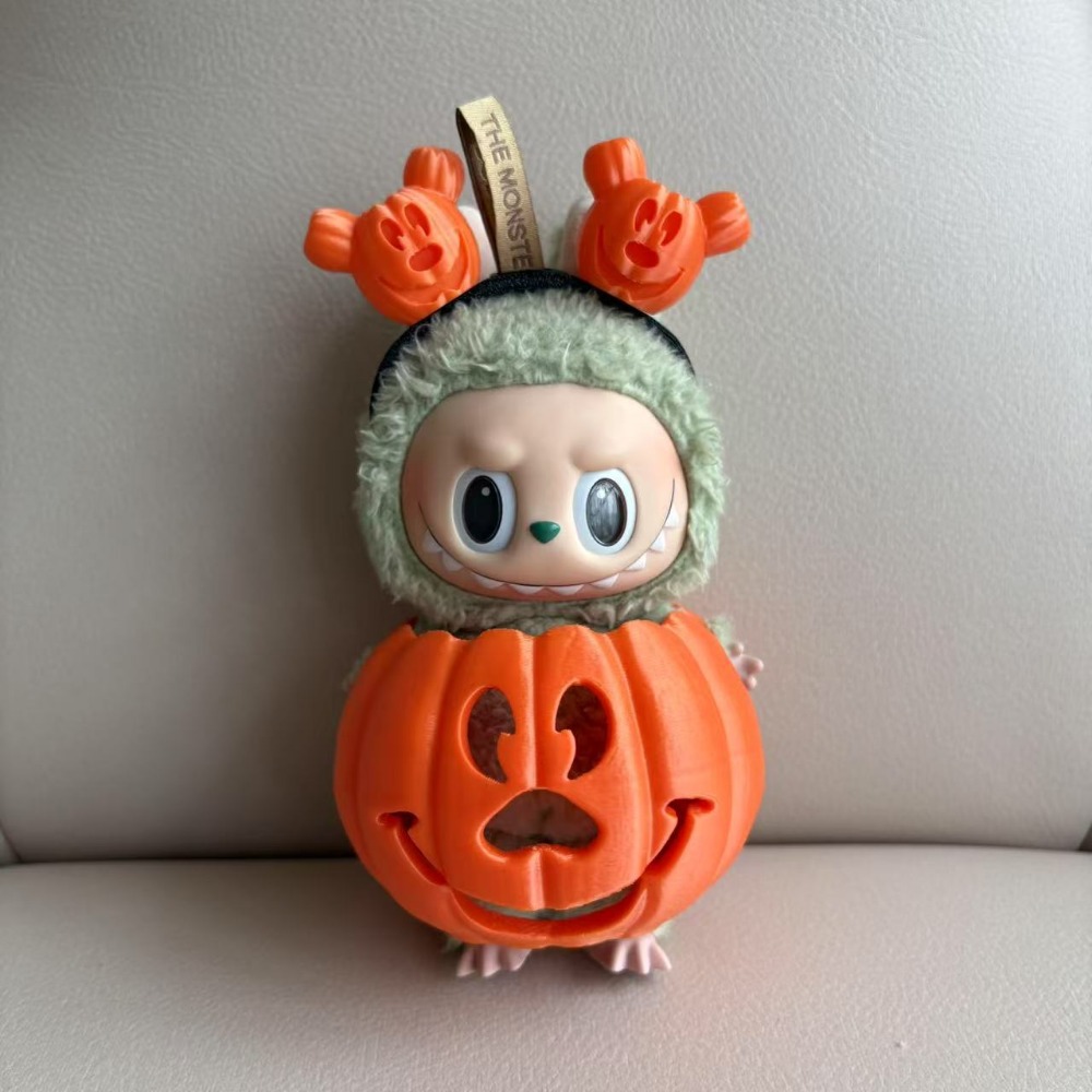3D Printing Labubu - 17CM 라부부스 인형 옷 할로윈 호박