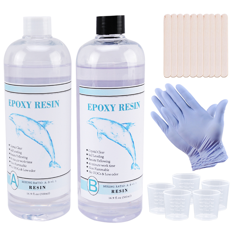 3D Printing Epoxy Resin - 1:1 투명 에폭시 수지 크리스탈 클리어