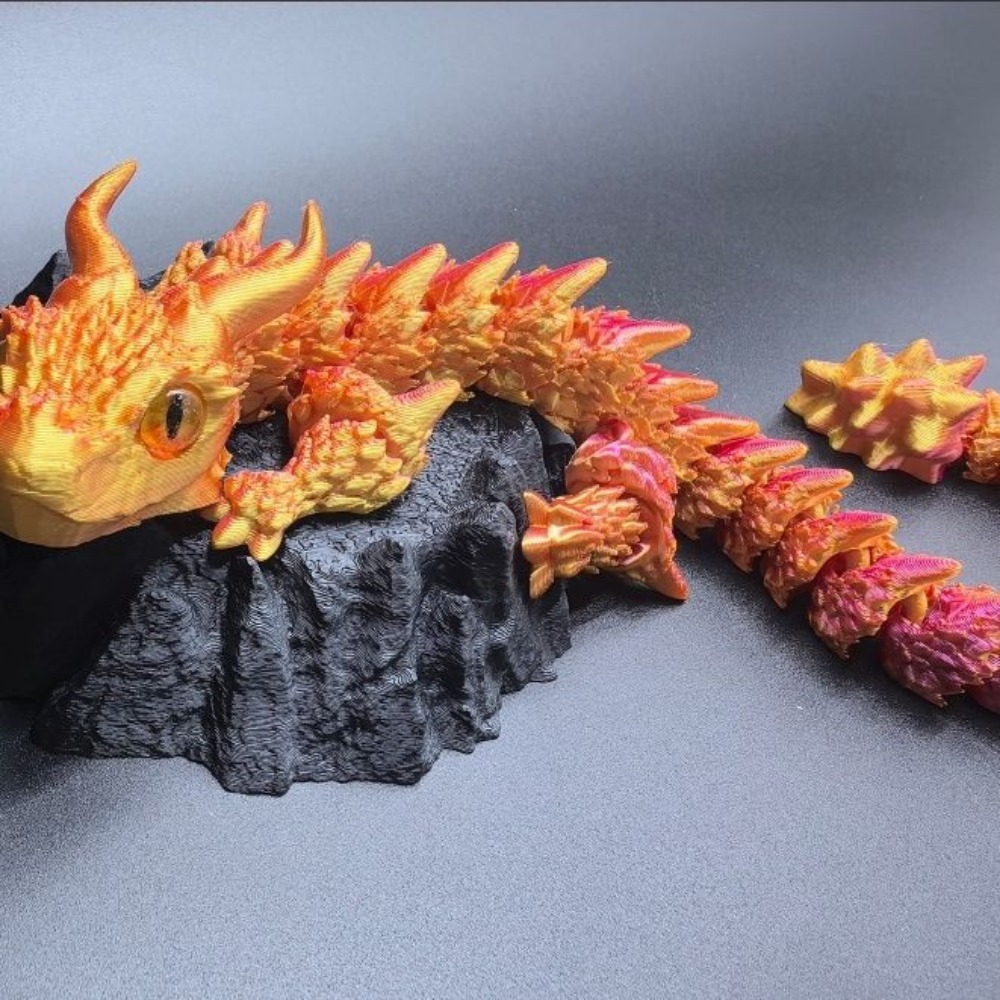 3D Printing Simulator - 시뮬레이션된 눈을 가진 3D 프린팅 드래곤,