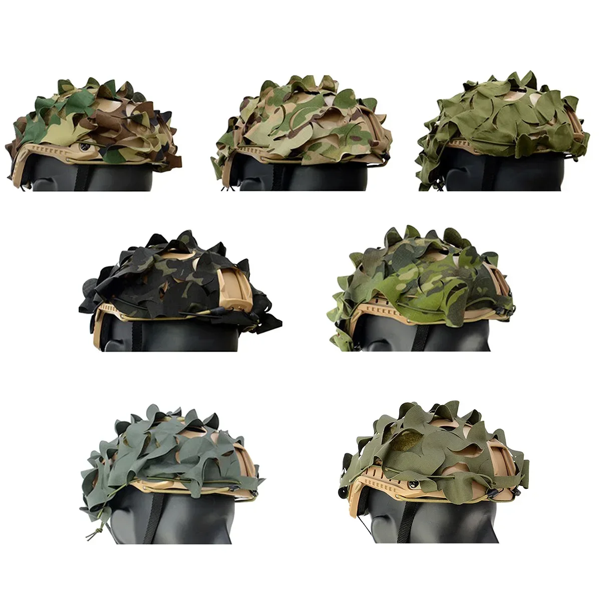 3D Printing Laser Cutting - 3D 카모 그물 빠른 헬멧 커버,