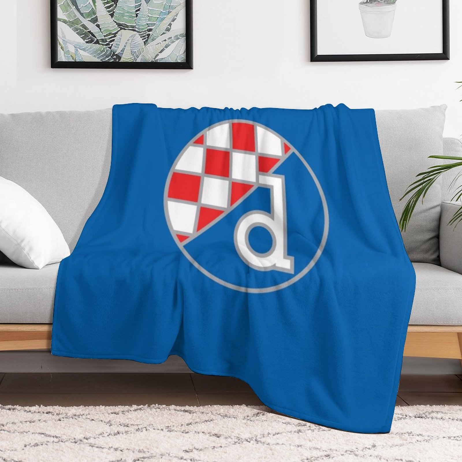 디나모 자그레브 축구 클럽 담요 플러시 퍼지 코지 담요 - 3D Printing Zagreb 리뷰 및 가격