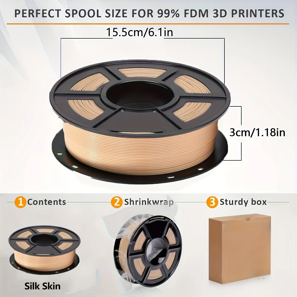 스킨 컬러 PLA 필라멘트 1.75mm, 250g (0 - 3D Printing Labubu 리뷰 및 가격