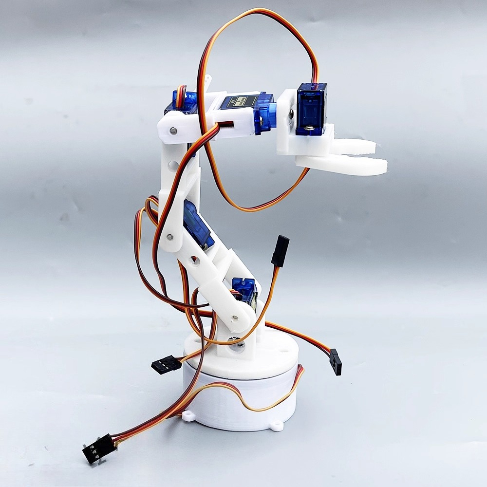 3D 프린팅된 흰색 6축 로봇 팔 DIY 로봇 조립 아 - 3D Printing Robot Arm 리뷰 및 가격