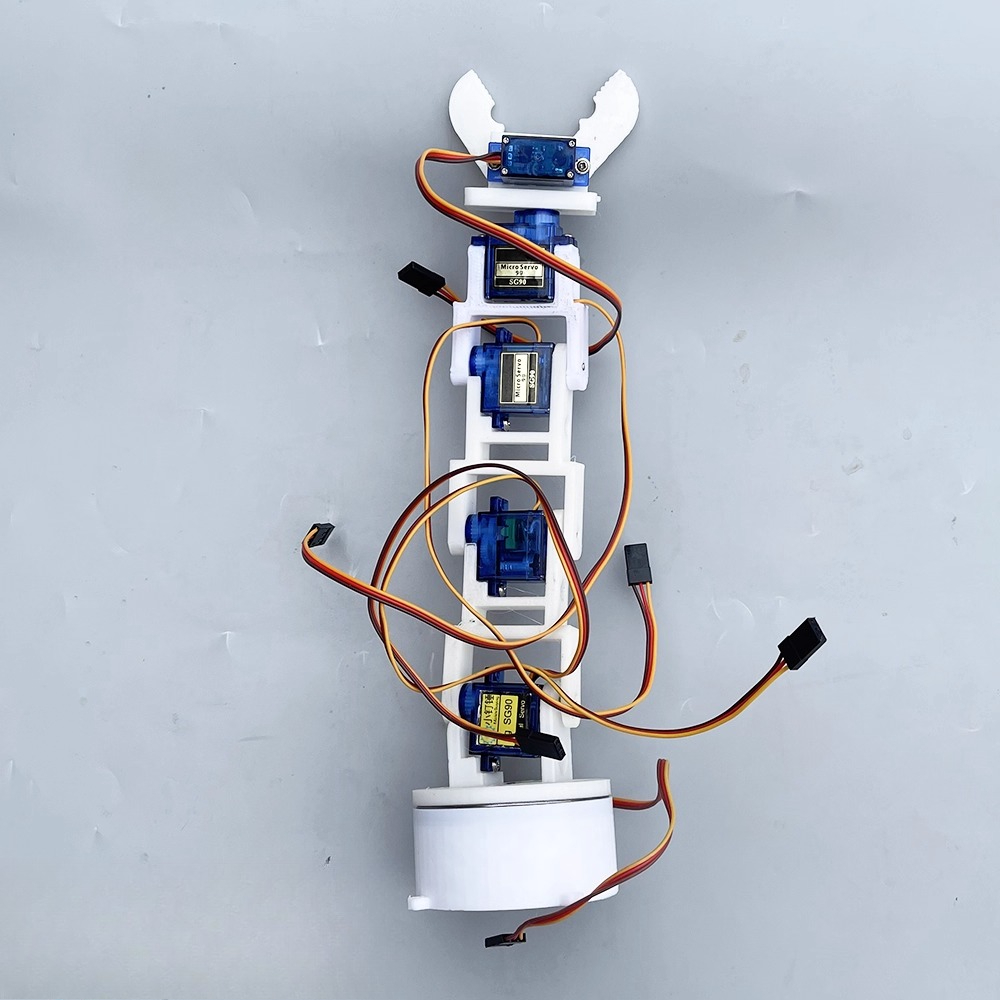 3D 프린팅된 흰색 6축 로봇 팔 DIY 로봇 조립 아 - 3D Printing Robot Arm 리뷰 및 가격