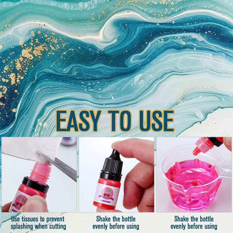 에폭시 수지 색소 24가지 생생한 색상 액체 에폭시 색 - 3D Printing Epoxy Resin 리뷰 및 가격