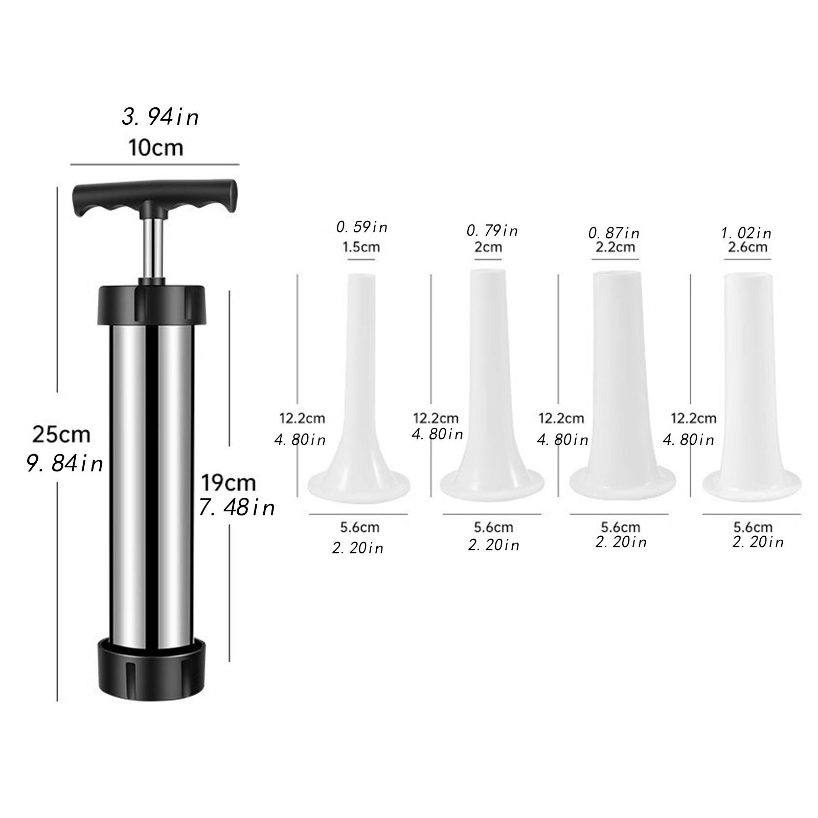 수동 소시지 제조기, 스테인리스 스틸, 세척 용이, 노 - Nozzle Cleaning Kit 리뷰 및 가격