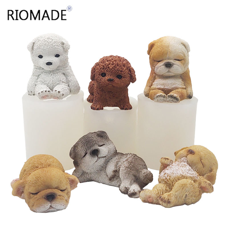 3D 개 실리콘 몰드 6 모델링 강아지 무스 캔들 몰드 - 3D Printing Epoxy Resin 리뷰 및 가격
