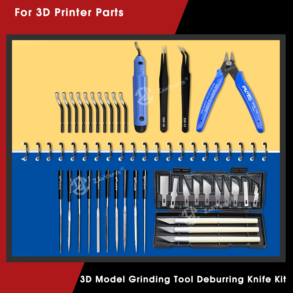 3D 모델 연삭 도구 디버링 조각 칼 키트 조각 도구  - 3D Print Removal Tool 리뷰 및 가격