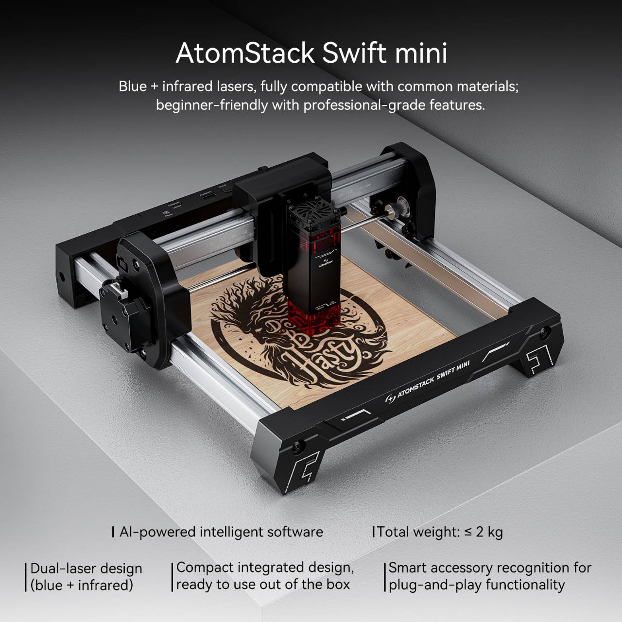 ATOMSTACK Swift 미니 레이저 조각기 휴대용 - 3D Printing Laser Cutting 리뷰 및 가격