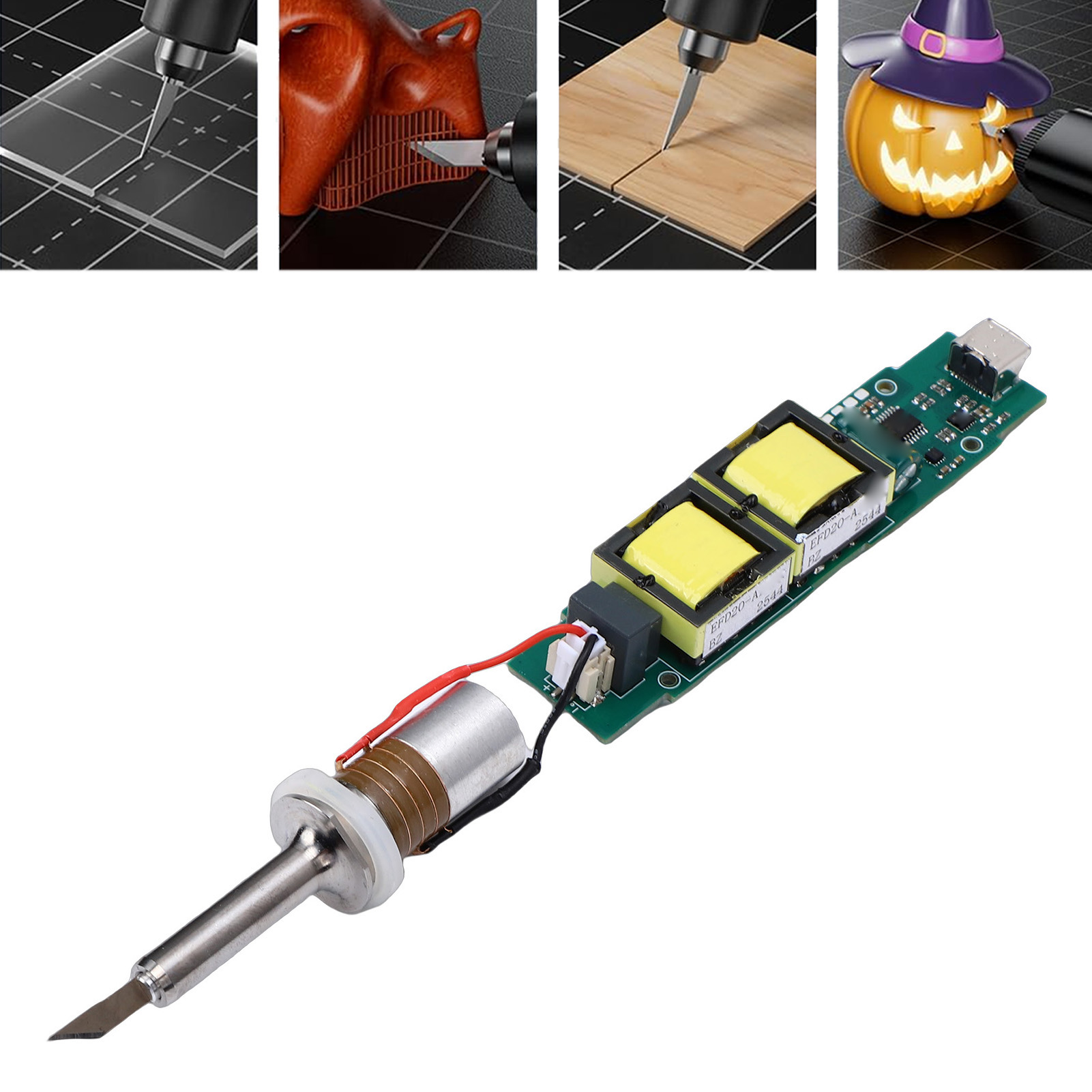 드라이버 모듈이 포함된 초음파 커터 변환기 키트 40K - 3D Printing Nerd 리뷰 및 가격