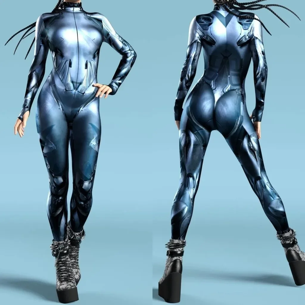 유니섹스 사이버 펑크 3D 디지털 프린팅 할로윈 파티  - 3D Printing Nerd 리뷰 및 가격
