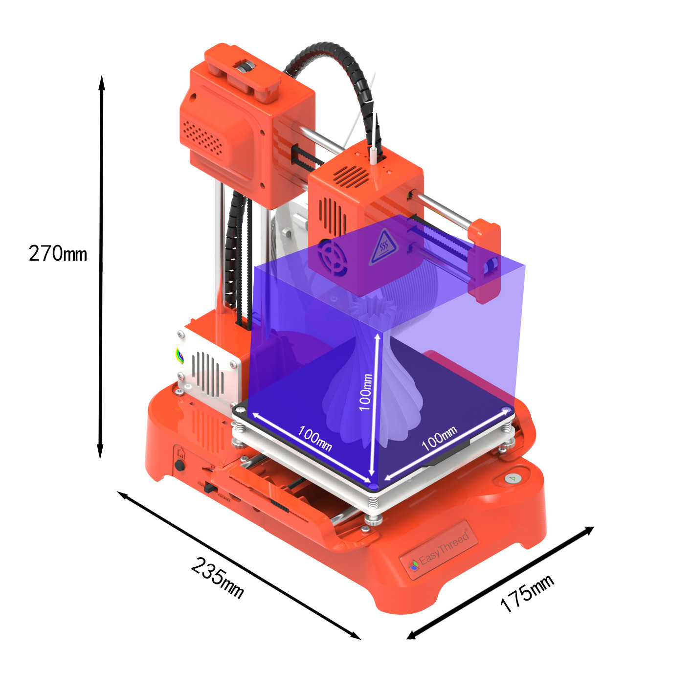 Easythreed K7 휴대용 미니 데스크탑 3D 프 - 3D Printing Nerd 리뷰 및 가격