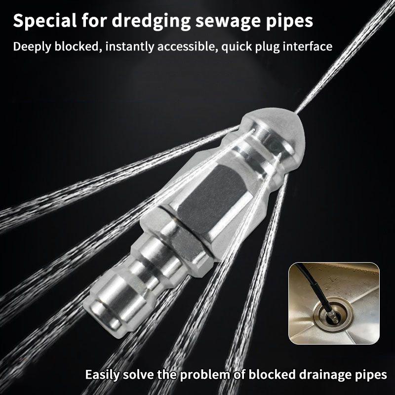 새로운 워터젯 고압 분무기 노즐 청소용 하수구 1/4인 - Nozzle Cleaning Kit 리뷰 및 가격