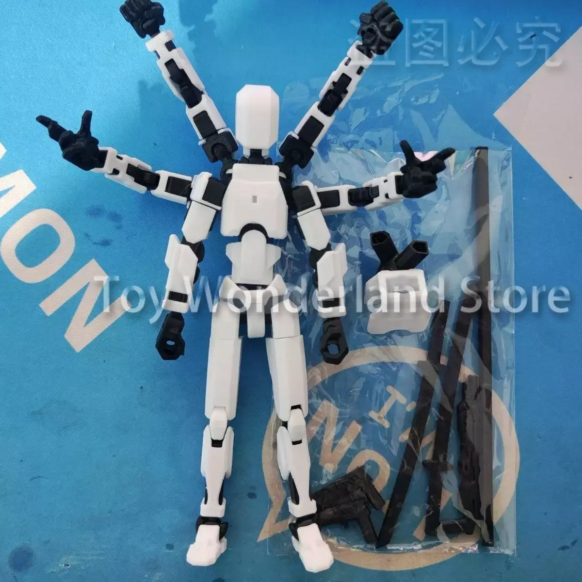 17CM Six Arms 3D 인쇄 마네킹 다중 관절  - 3D Printing Robot Arm 리뷰 및 가격
